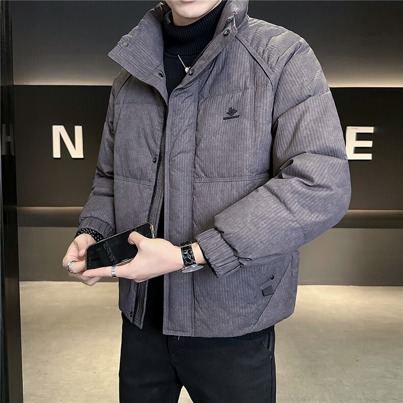 M-3XLB3539902P200灰立领2025冬羽绒服【标50控活动价298】,男装羽绒服,电商B353