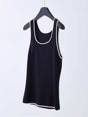 天丝宽肩背心，女装针织衫/毛衣，优麦羊绒（原洪叶羊绒）