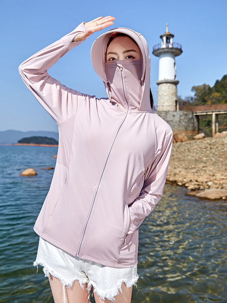 夏季新款大帽檐防晒衣防晒服,女装防晒衣,可可小西