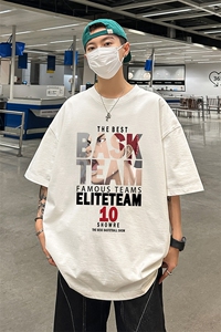 灌篮高手 动漫重磅宽松印花情侣短袖大码T恤衫男 D300 P28 控39图片