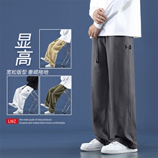 美式运动小众纯棉百搭时尚男生直筒休闲裤长裤K667特批41，男装休闲裤，星座718-1