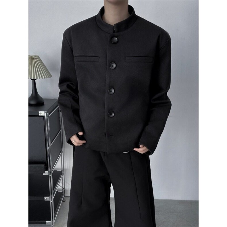 W9208-P63网图现货春季新款小香风暗黑西装外套百搭休闲西服,男装西服,星座1608-2