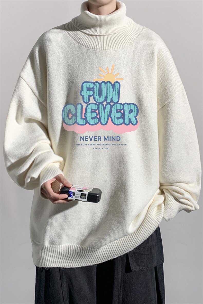 8XL高领毛衣男大码胖子堆堆领打底羊毛衫GM45377-P45加绒款-P65,男装T恤,电商A040
