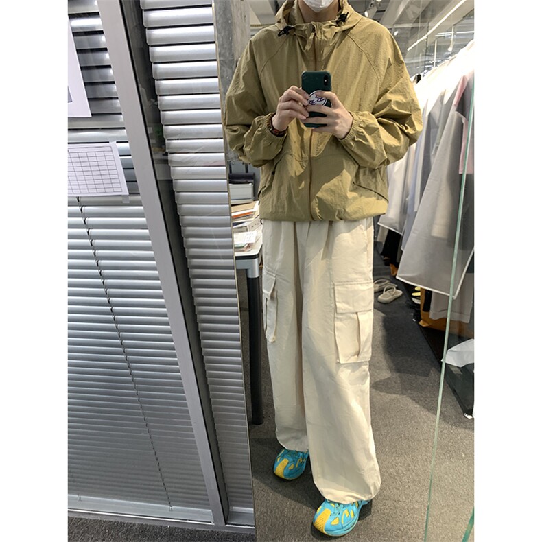 B221美式ins街头hiphop宽松工装休闲裤子LK23121-P65控88,男装休闲裤,电商B221