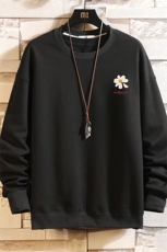 S6059-P35春季圆领卫衣男大码韩版宽松长袖外套男砖墙挂拍，男装卫衣，电商A040A