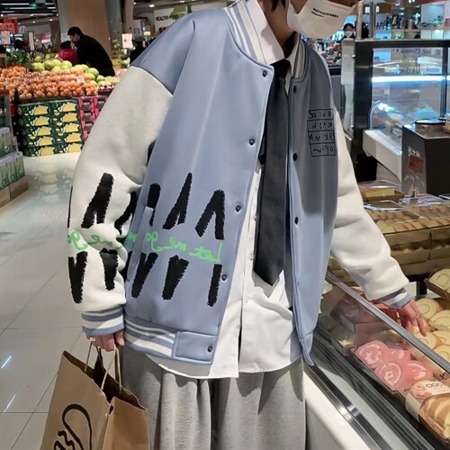 潮流夹克潮男春季棒球服J6333P57,男装夹克,星座1116-2