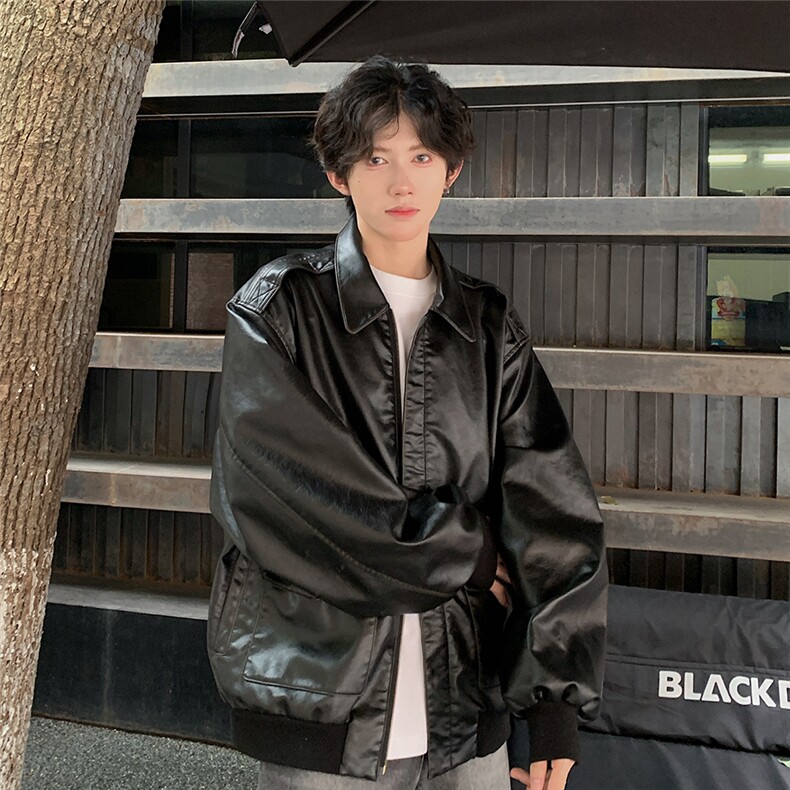 档口图现货加厚加棉皮衣飞行员外套1209-1-JK19-P90主推可谈，男装皮衣，星座1209-1