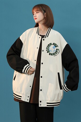 中性风春秋季情侣棒球服男女休闲夹克女时尚外套男BQF296-P50,男装夹克,电商B371