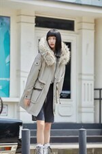 冬装现货重量级的来一个一手长可脱卸皮毛内胆，其它，千浪依族