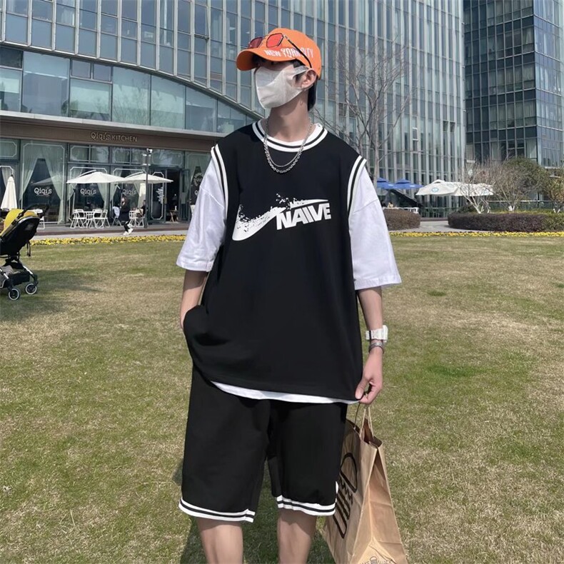 男潮流休闲套装篮球服运动套装A001P38,男装休闲套装,星座1116-2