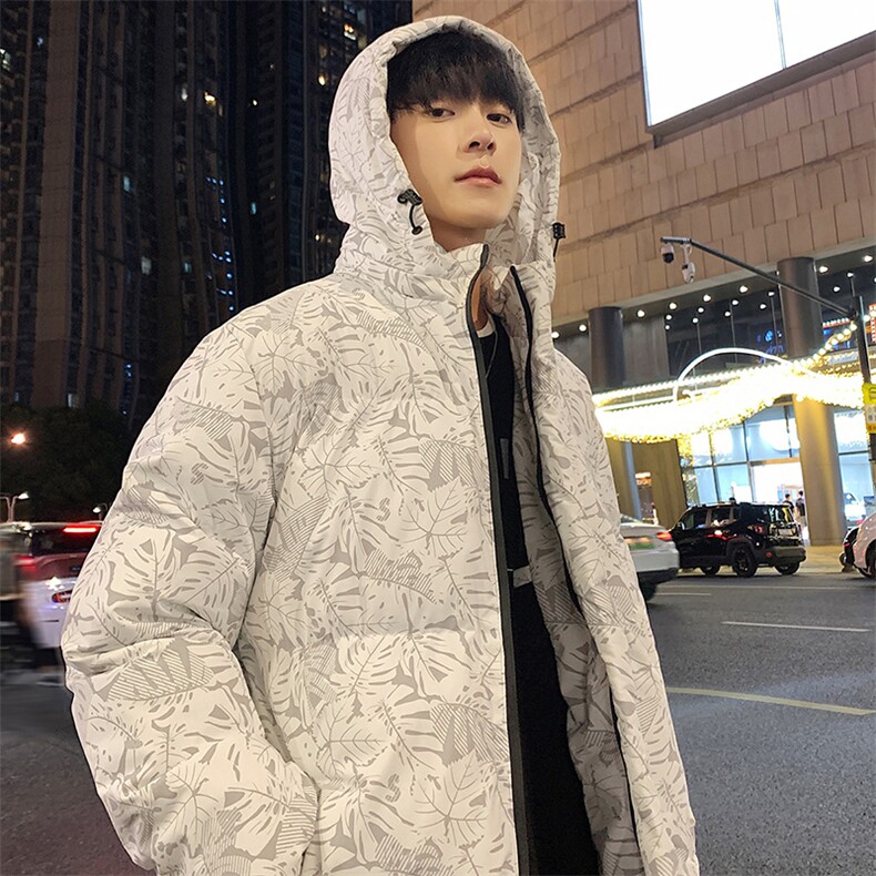 青少年男休闲宽松立领双面穿棉衣面包服棉袄港风男装MY3091P70,男装棉衣,电商A086