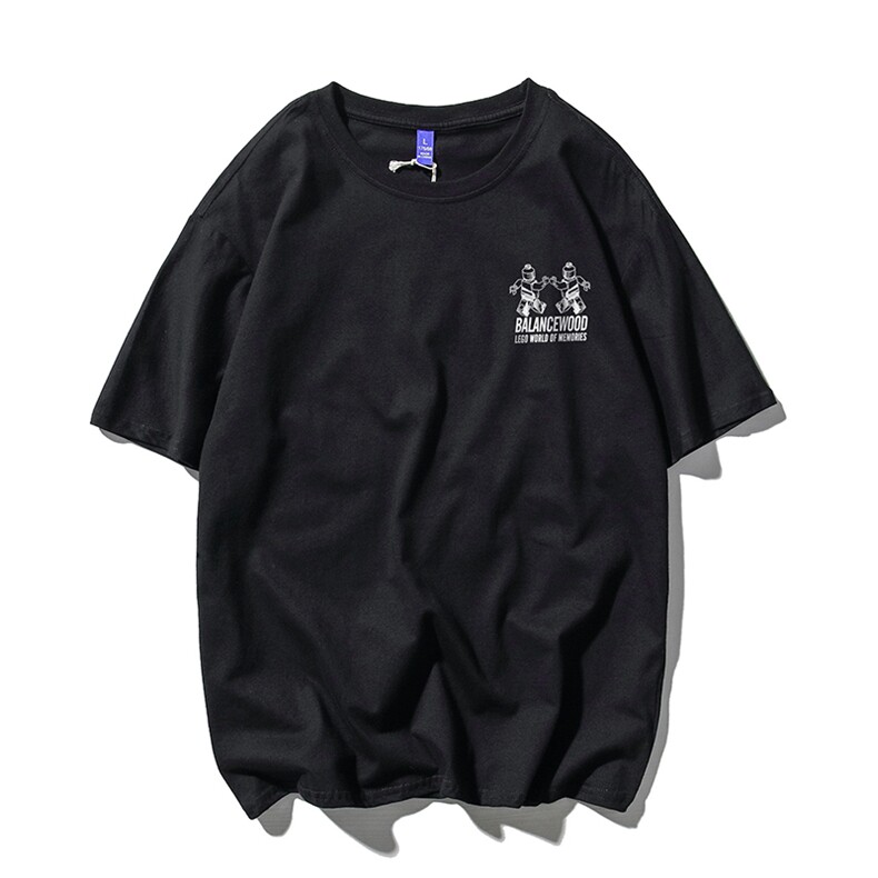 T恤潮流圆领男港风印花2024新款白底平铺时尚DS-B299-ZY1209P25,男装T恤,电商A061-1