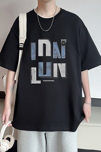 新款纯棉短袖t恤男夏季青少年初中高中学生帅气半袖体恤TX523-P25图片