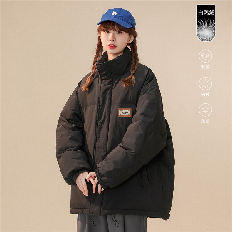中性风23新款冬季时尚百搭宽松印花羽绒服外套YR6181P195控258,男装羽绒服,电商A268