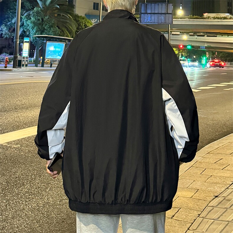 春秋痞帅外套男ins高街潮牌韩版潮流宽松夹克JK0623-P63,男装夹克,星座308B-2