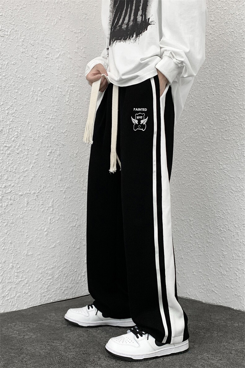 夏季情侣百搭印花休闲裤男大码宽松拖地裤A161-2-K7238-P55,男装休闲裤,电商A161-2