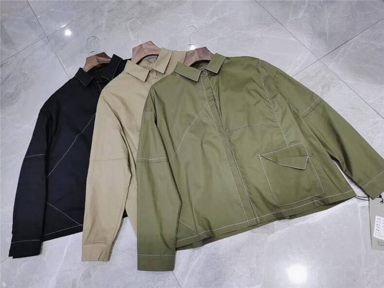 秋季设计师撞色浅衬衣，其它，DUO QIU朵秋