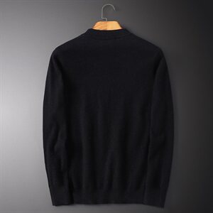 2540 冬季新款加厚澳洲山羊绒保暖休闲美杜莎刺绣毛衣(M-4XL图片