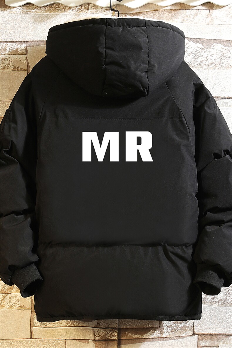加厚加绒连帽衣男大码服男面包服男砖墙MY16253-P100,男装棉衣,电商A040A
