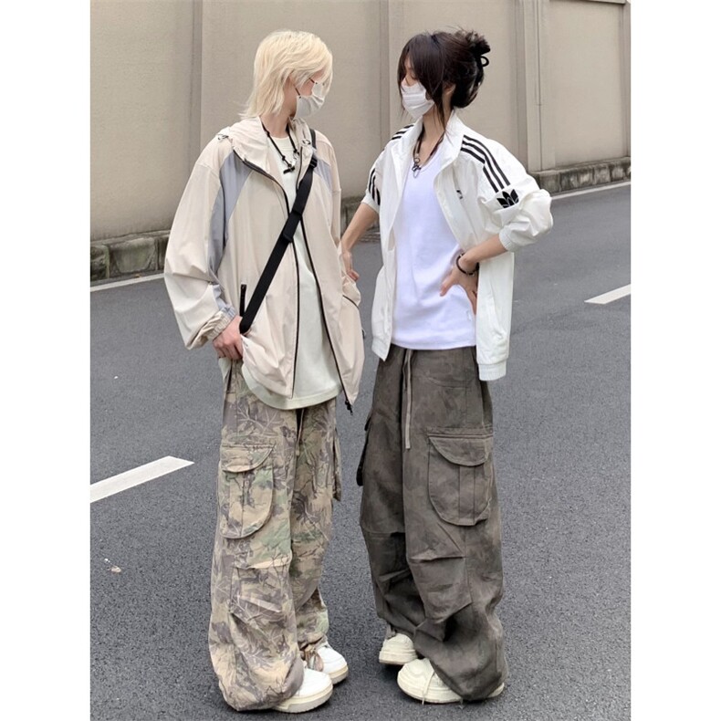 【网图有货】美式复古迷彩工装裤男女降落伞兵裤子MCK01CC-特P50图片