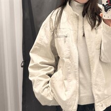 26春装高品质老钱风立领夹克外套男女美式潮牌拉链工装风宽松上衣，男装夹克，电商A486