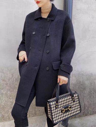 山羊绒中长款大衣，其它，时尚轩