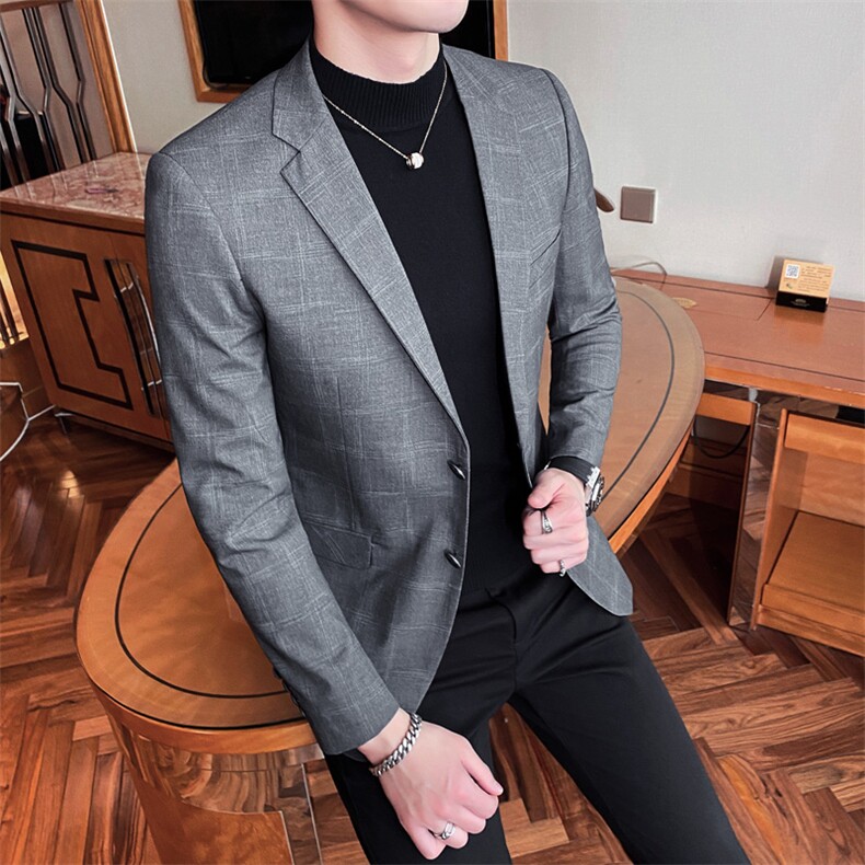 2023春装上新男士休闲西装西服外套809-,男装西服,电商D225