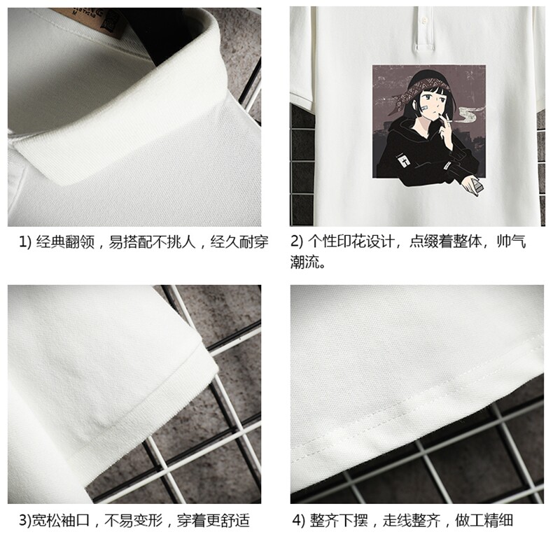 PL57122-P35翻领短袖polo衫男大码胖子半袖t恤男有领保罗衫,男装Polo衫,电商A040A