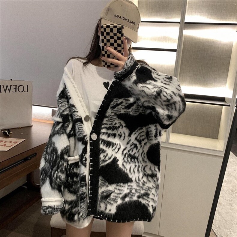 现货秋冬新款绳索大开衫，其它，XTZ style