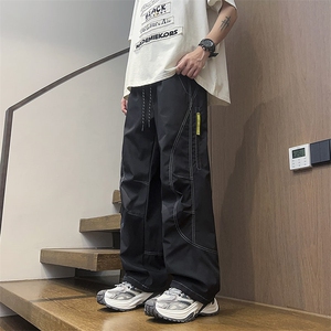 秋季现货男女同款直筒休闲裤工装防泼水登山裤A157B-K9878-特P40图片