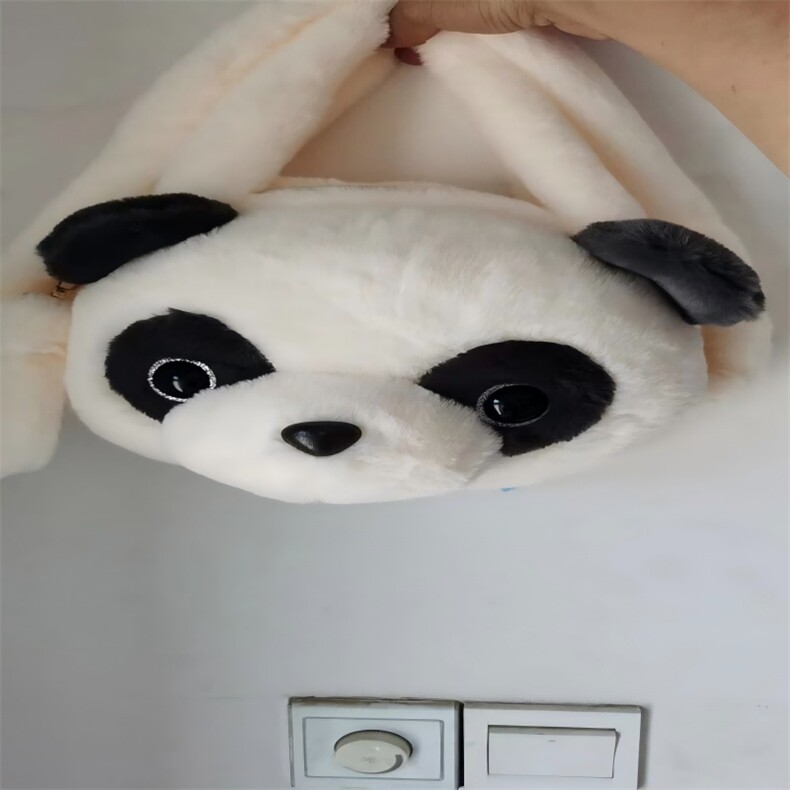 熊猫头包，金雅毛绒玩具