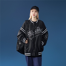 女类C316JK622P88秋装新款运动外套班服情侣装男女款夹克衫棒，男装夹克，电商C316