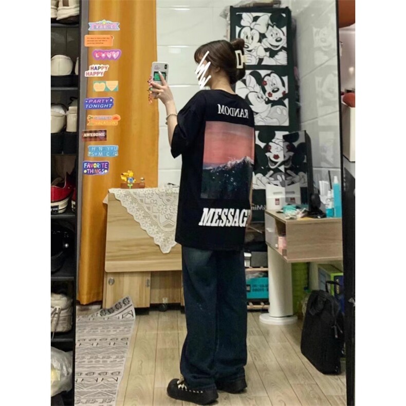 1506-1/K88011/P41个性字母牛仔裤嘻哈ins潮高街潮流痞帅长裤男女,男装牛仔裤,星座1506-1