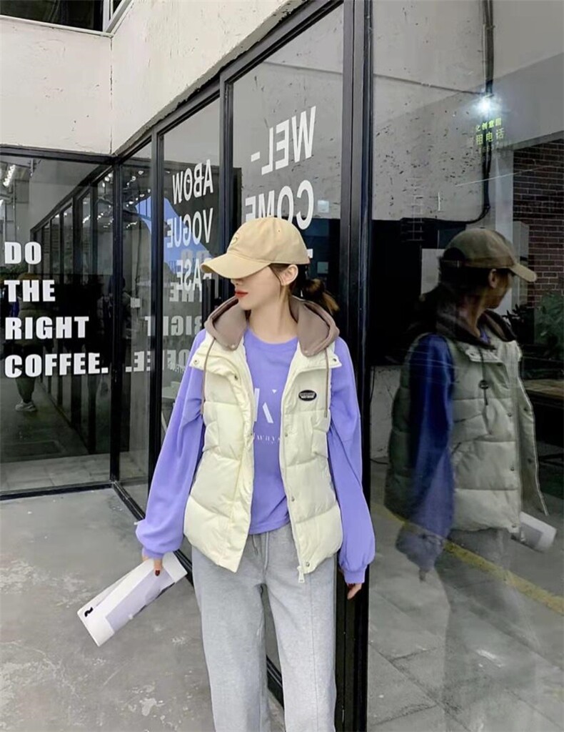 马甲外套，女装马甲，紫葡萄