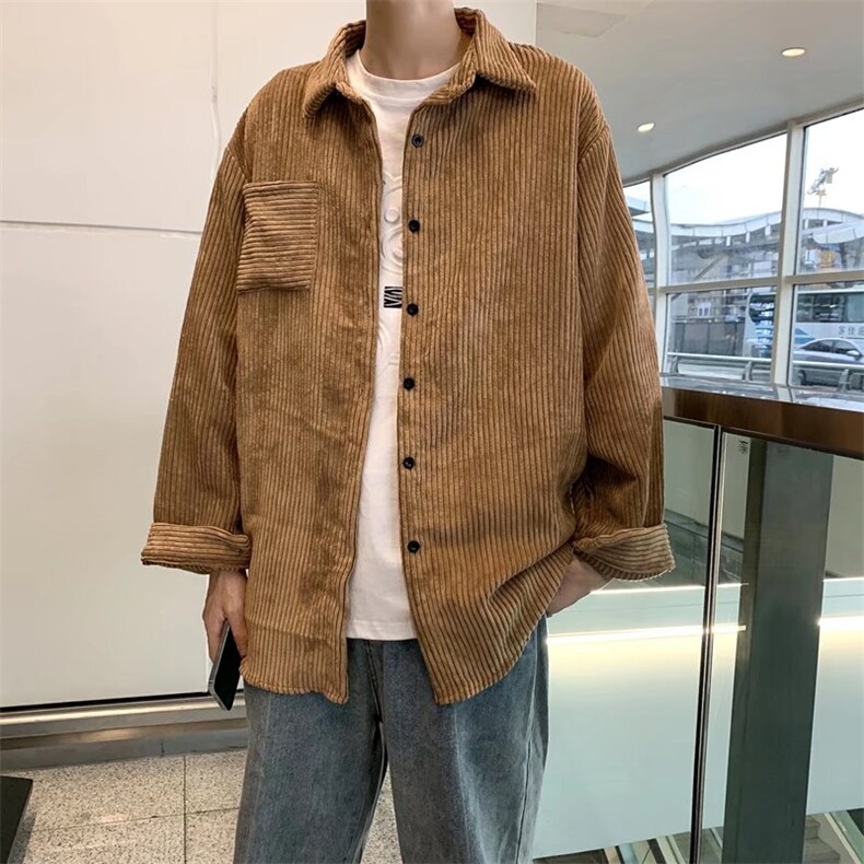 潮流夹克潮男春季灯芯绒外套J2151P35,男装夹克,星座1116-2