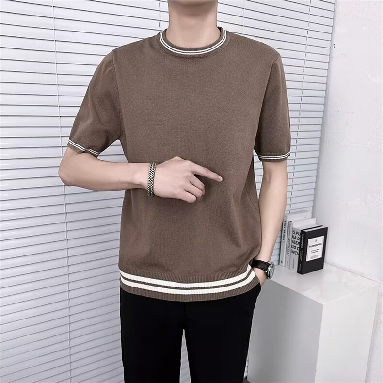 男士短袖T恤韩版潮流宽松打底衫男装衣服潮牌百搭半袖体TM22,男装T恤,星座1116A-2（原606A-1）