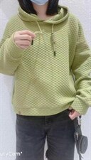 泡泡带帽卫衣，女装卫衣/绒衫，E·贝空间