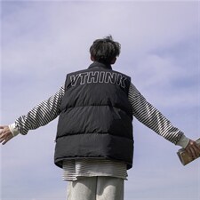 高品质cityboy冬季宽松大码棉马甲背心外套A0173002P85，男装背心/马甲，电商A017