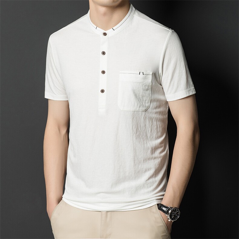 纯棉T恤短袖男2023夏季潮流半袖圆领上衣服BL8008-P60,男装T恤,星座1105-3