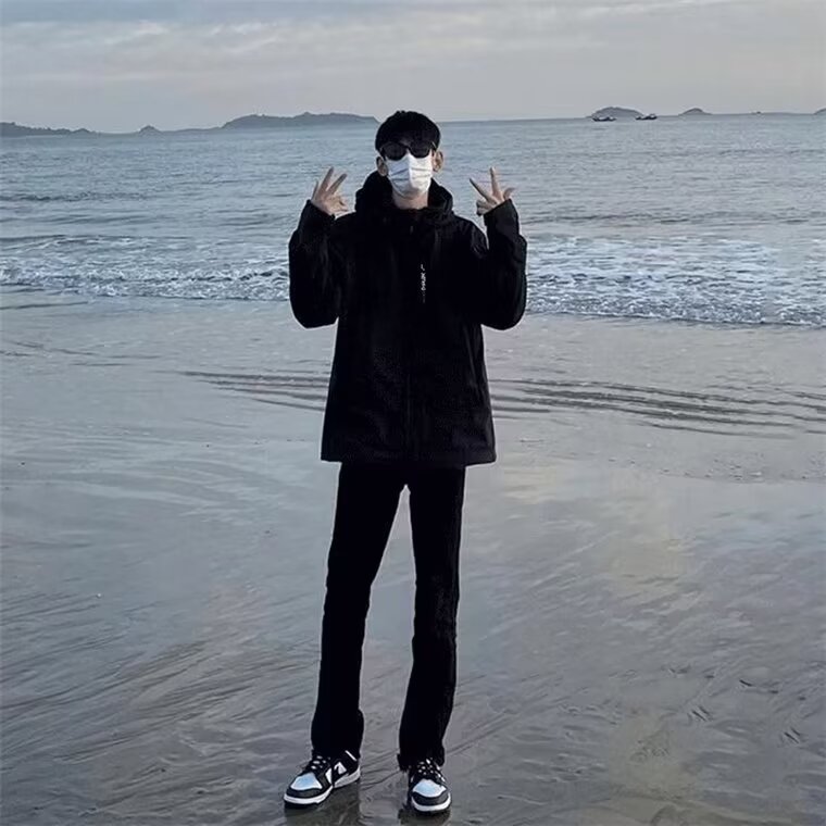 夏季男士牛仔裤美式复古潮流直筒百搭裤子宽松阔腿休闲牛仔裤男,男装牛仔裤,星座1210-1