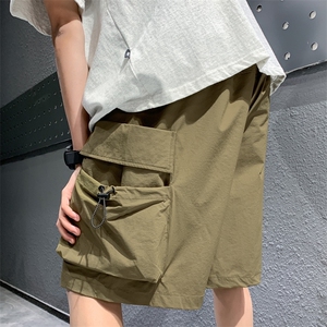 高品夏季工装短裤男纯色宽松大码运动五分裤DSA157B-D607-特P43图片