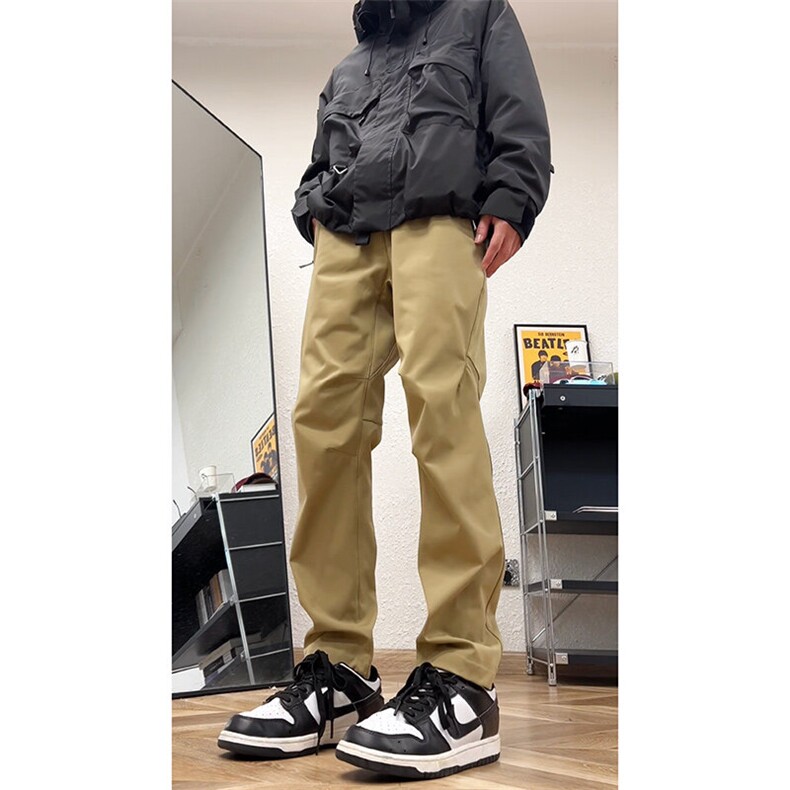 数据猛软壳某音冲锋裤得物品质310A-4-CF03加绒75,男装休闲裤,星座310A-4