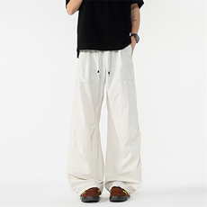 8XL-M日系户外防泼登山裤男直筒束脚休闲裤夏徒步工装裤K9158P68，男装工装外套，电商D206-1