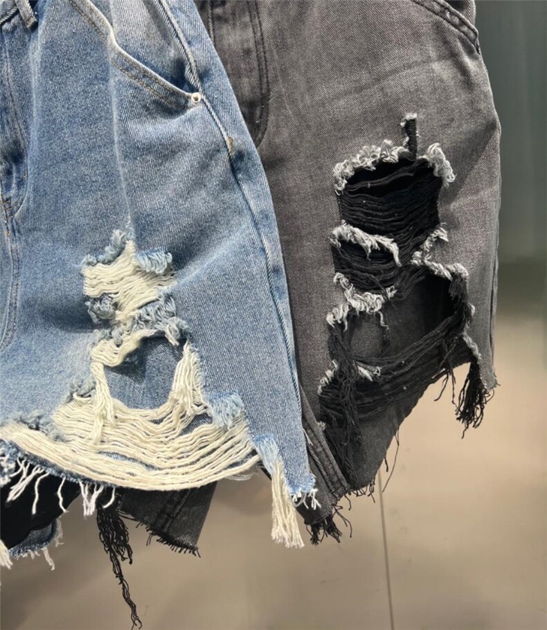 潮人，大破烂牛仔四分裤，其它，HELLOHUI