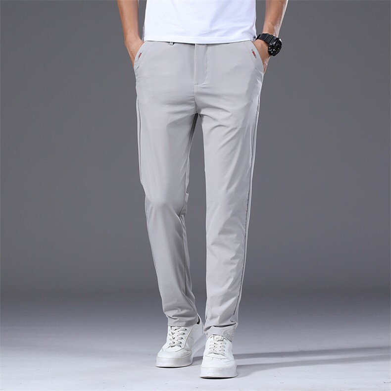 2025现货男士弹力西裤免烫抗皱男裤夏季超薄商务休闲裤8876-p40，男装休闲裤，星座224-1