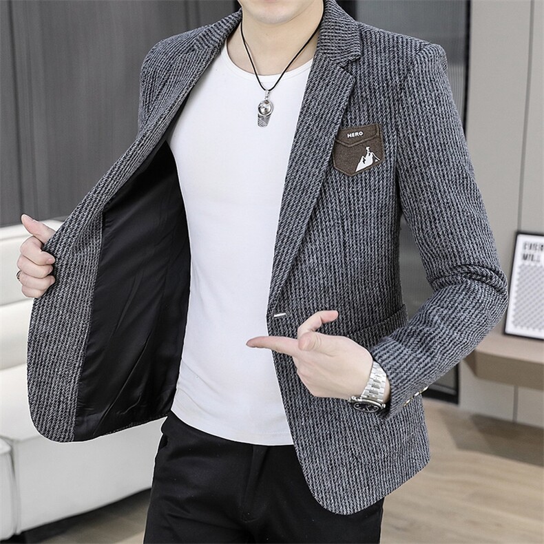 507A-X506-P802025春装时尚青年小西装休闲西服外套,男装西服,星座507A（原星座306B-2）