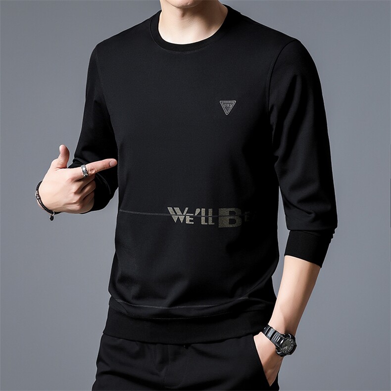 S3037钱塘2020-2春秋薄款时尚休闲简约中青年男士常州卫衣P57,男装卫衣,钱塘207-2