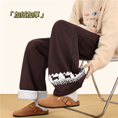 2025冬季美式复古裤脚设计加绒休闲卫裤B315-K25913JR-特p40控78，男装休闲裤，电商B315