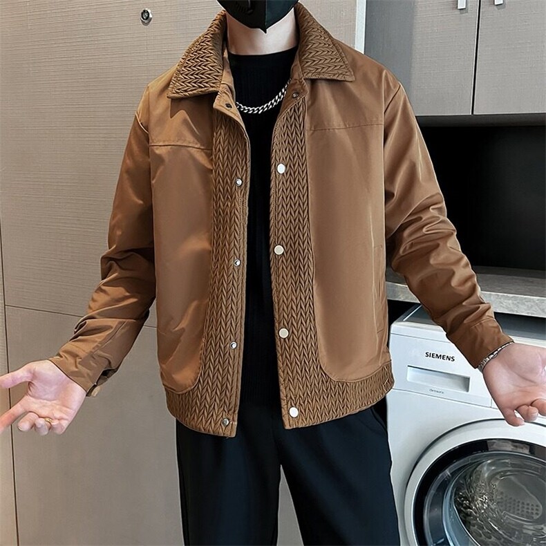 工装外套男新款潮流短款夹克衣服男士春秋款上衣,男装夹克,星座1013