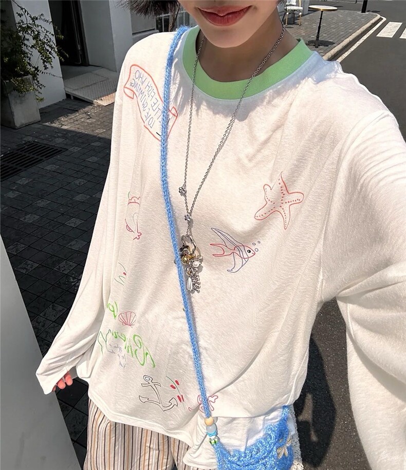 2025简约麻感棉慵懒防晒衫,女装衬衫,湘姗